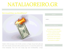 Tablet Screenshot of nataliaoreiro.gr